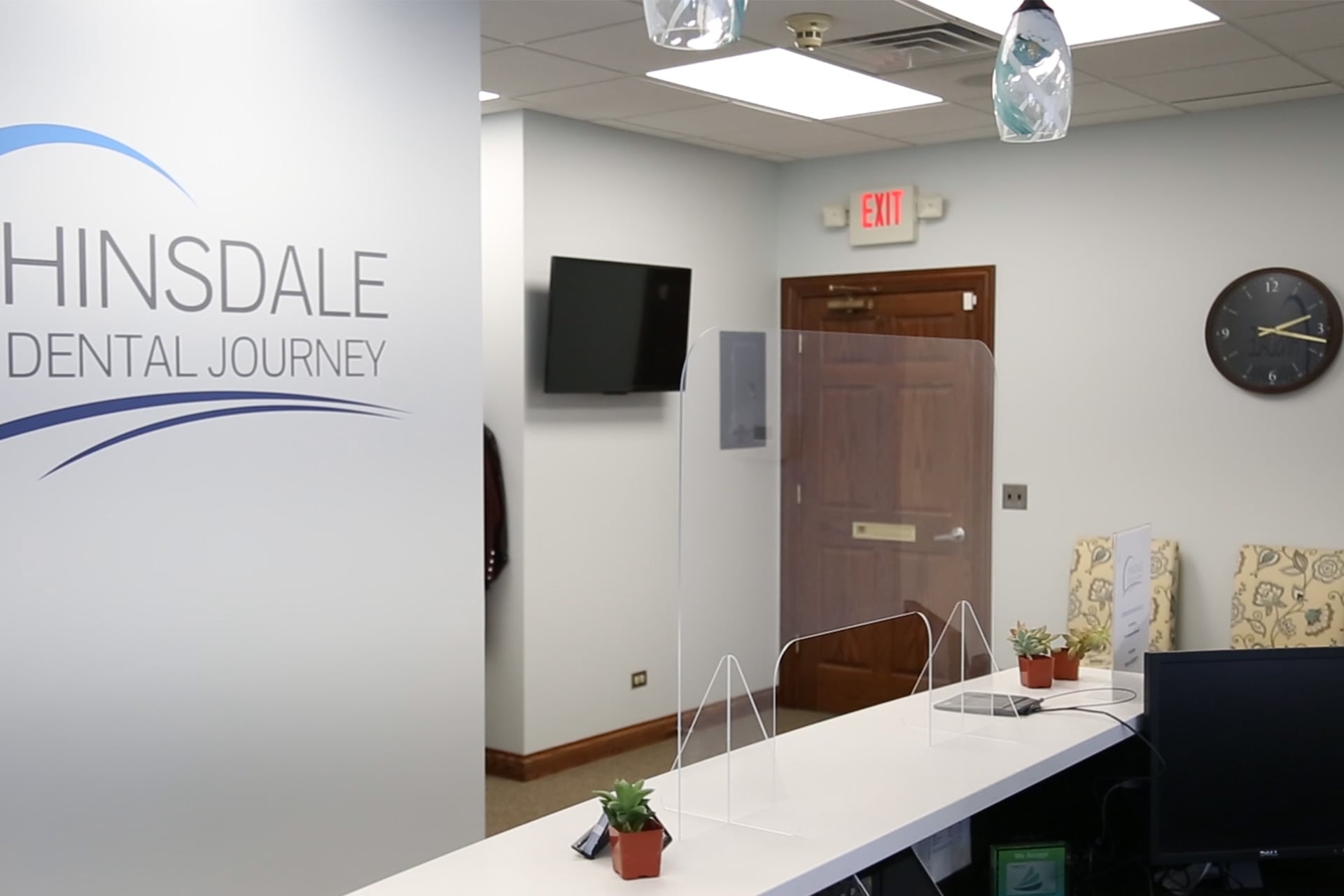 Modern treatment room with advanced dental technology