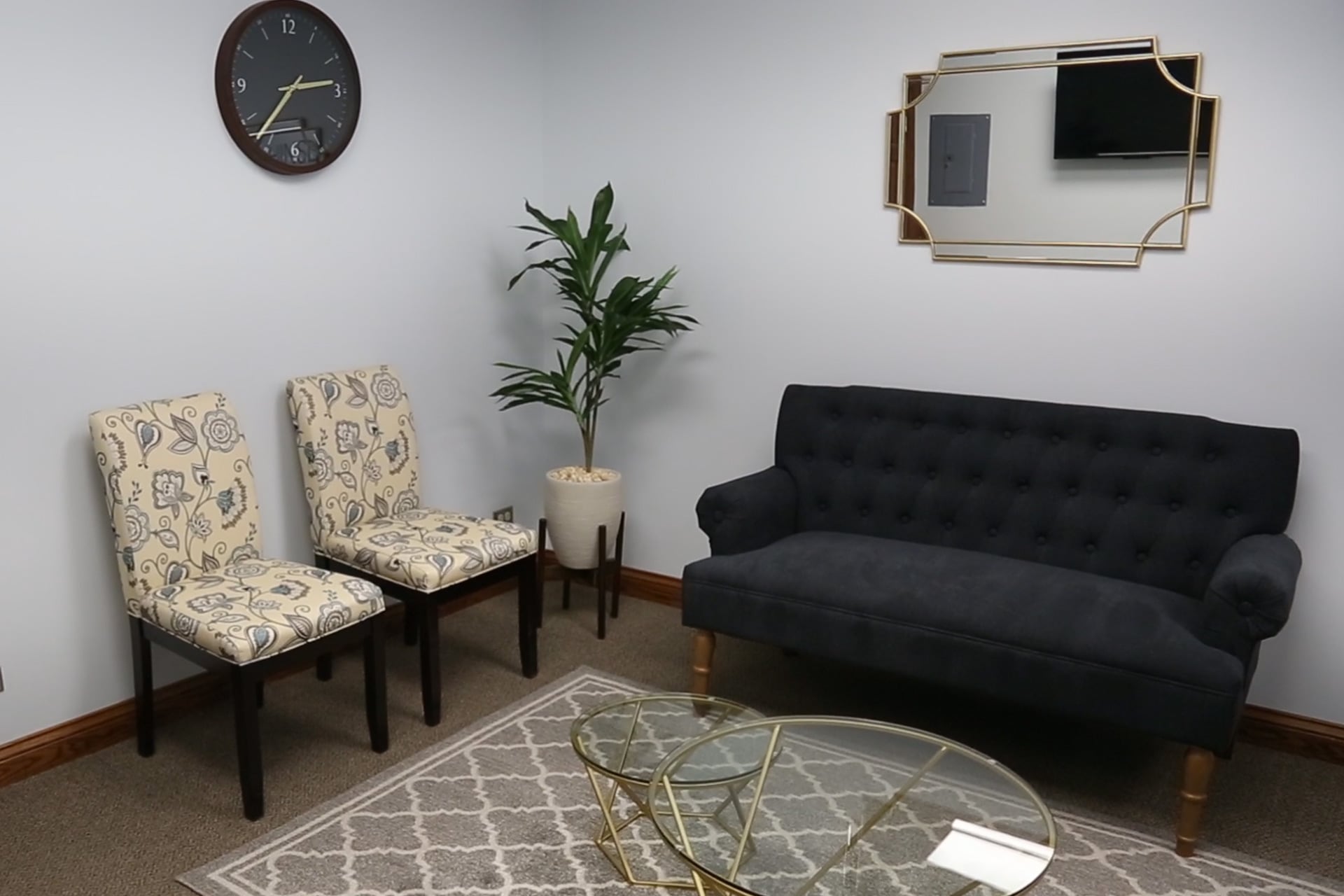 Comfortable patient area at our Hinsdale dental office