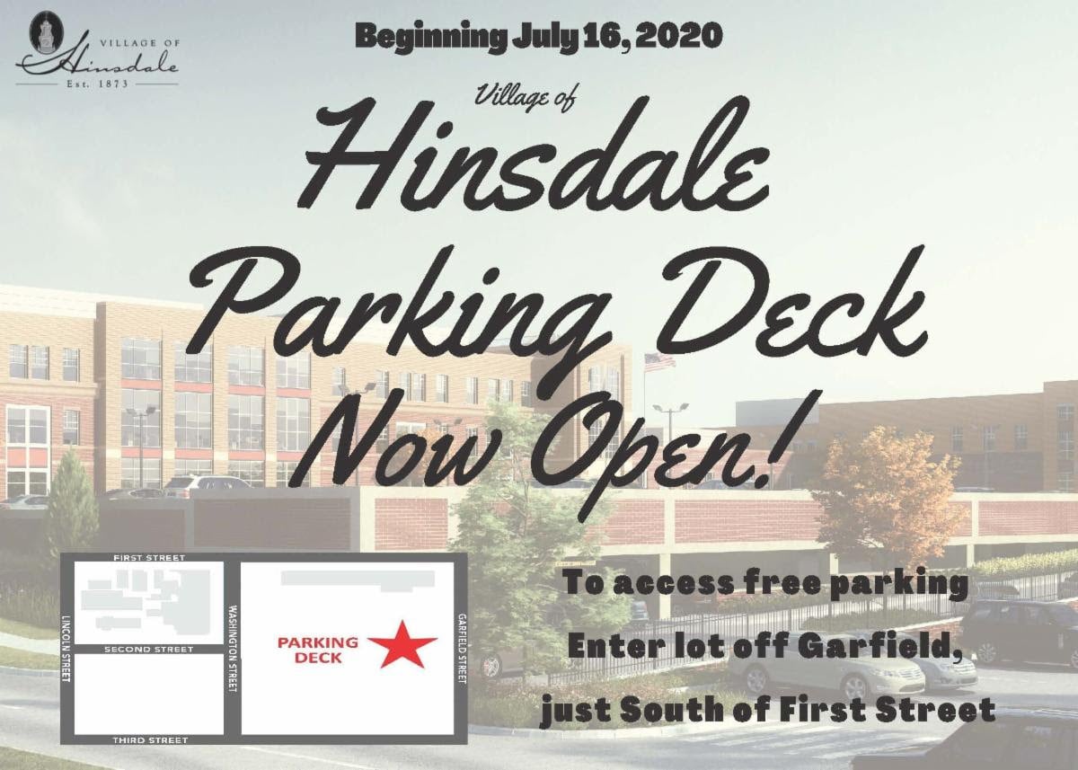 New parking available for Hinsdale Dental Journey at Hinsdale Parking Deck in Hinsdale, IL. New Hinsdale Parking
